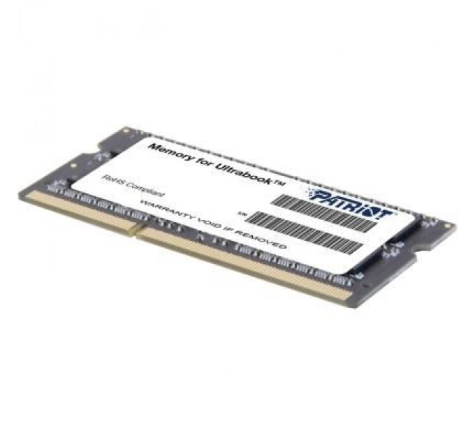Patriot Модуль пам'яті для ноутбука SoDIMM DDR3L 4GB 1600 MHz Patriot (PSD34G1600L2S)