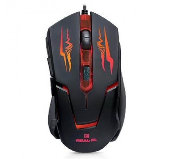 REAL-EL Мишка REAL-EL RM-520 Gaming, black
