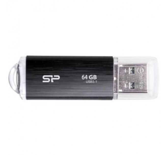 Silicon Power USB флеш накопичувач Silicon Power 64GB Blaze B02 Black USB 3.1 (SP064GBUF3B02V1K)