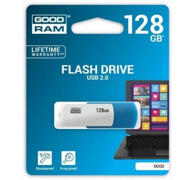 Goodram USB флеш накопичувач Goodram 128GB UCO2 Colour Mix USB 2.0 (UCO2-1280MXR11)