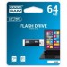 Goodram USB флеш накопичувач Goodram 64GB UCU2 Cube Black USB 2.0 (UCU2-0640K0R11)