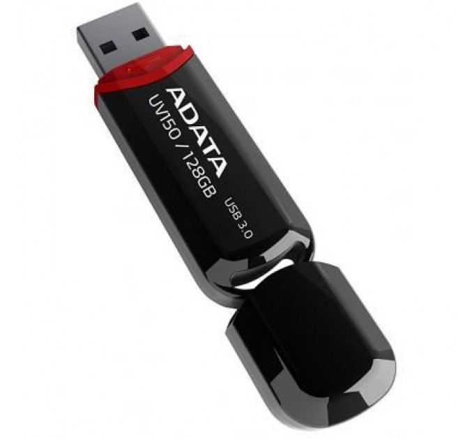ADATA USB флеш накопичувач ADATA 128GB UV150 Black USB 3.0 (AUV150-128G-RBK)