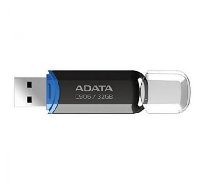 ADATA USB флеш накопичувач ADATA 32GB C906 Black USB 2.0 (AC906-32G-RBK)