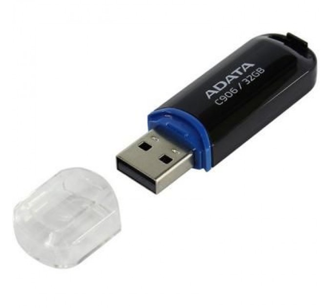 ADATA USB флеш накопичувач ADATA 32GB C906 Black USB 2.0 (AC906-32G-RBK)