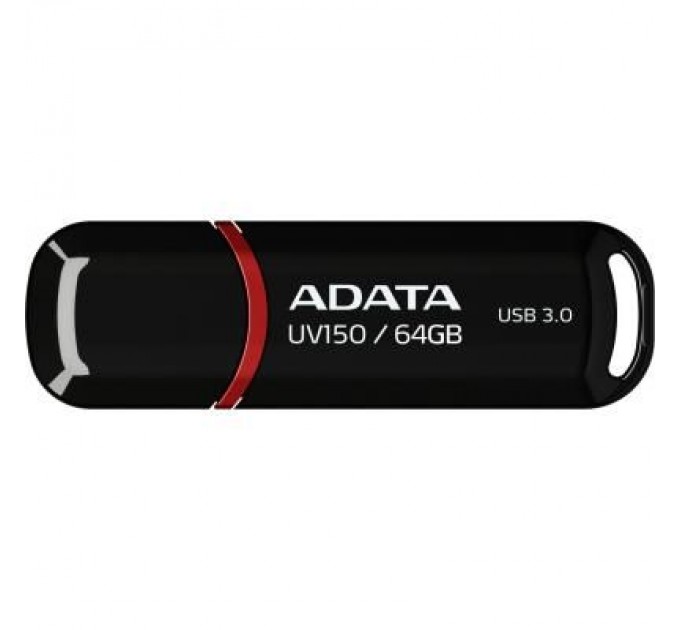 ADATA USB флеш накопичувач ADATA 64GB UV150 Black USB 3.0 (AUV150-64G-RBK)
