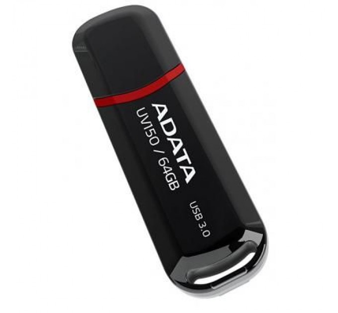 ADATA USB флеш накопичувач ADATA 64GB UV150 Black USB 3.0 (AUV150-64G-RBK)
