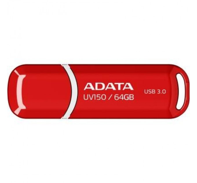 ADATA USB флеш накопичувач ADATA 64GB UV150 Red USB 3.0 (AUV150-64G-RRD)