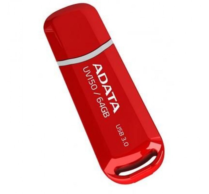 ADATA USB флеш накопичувач ADATA 64GB UV150 Red USB 3.0 (AUV150-64G-RRD)
