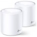 TP-Link Точка доступу Wi-Fi TP-Link DECO X60 2PK AX3000 1xGE LAN 1xGE WAN MU-MIMO OFDMA MESH (DECO-X60-2-PACK)
