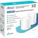 TP-Link Точка доступу Wi-Fi TP-Link DECO X60 2PK AX3000 1xGE LAN 1xGE WAN MU-MIMO OFDMA MESH (DECO-X60-2-PACK)