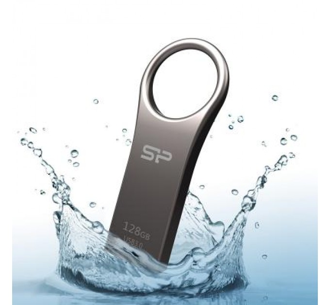 Silicon Power USB флеш накопичувач Silicon Power 128GB Jewel J80 Titanium USB 3.0 (SP128GBUF3J80V1T)