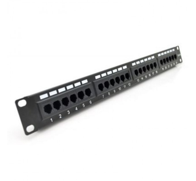 Pipo Патч-панель 19" 24xRJ-45 UTP cat. 5е, 1U Pipo (PP245191U)