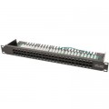Voltronic Патч-панель 19" телефонна 1U, 50xRJ-45, Cat.3, DUAL type Voltronic (PPU50-1U)