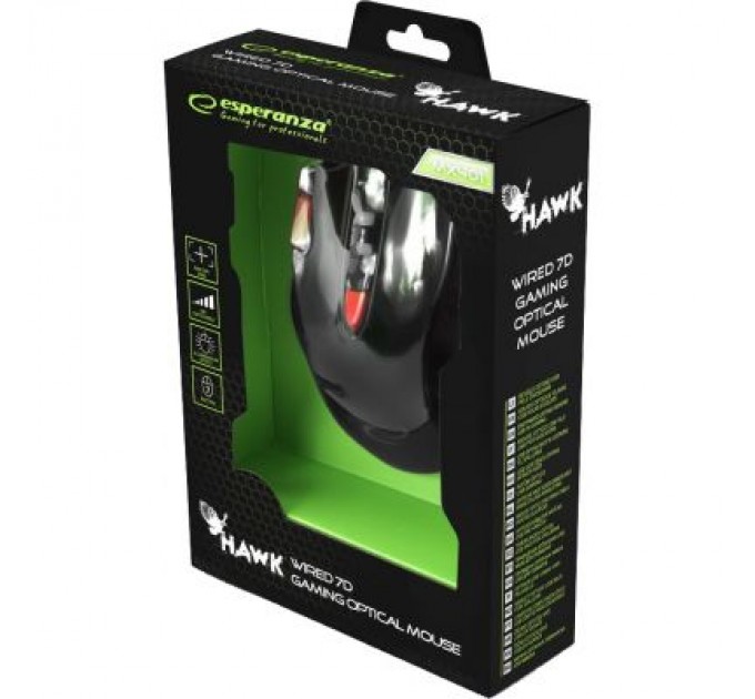 Esperanza Мишка Esperanza MX401 Hawk black-red (EGM401KR)