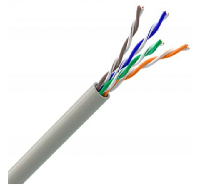 OK-Net Кабель мережевий OK-Net UTP cat.5e 305м (U/UTP-cat.5Е-SL) (КПВ-ВП (100) 4х2х0,46)