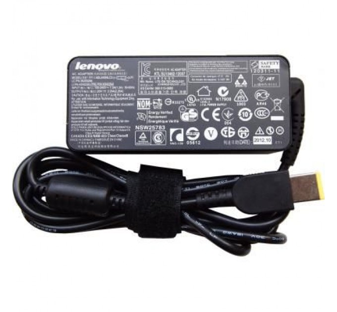 Lenovo Блок живлення до ноутбуку Lenovo 45W 20V 2.25A разъем прямоугольный (pin inside) (ADLX45NLC3 / A40154)