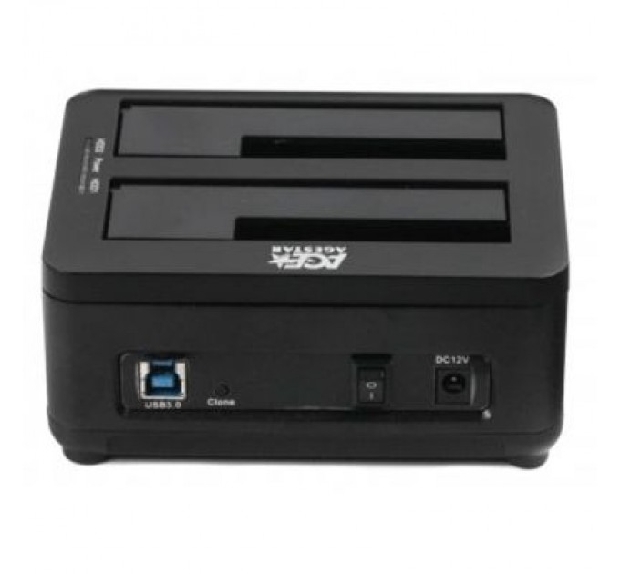 AgeStar Док-станція для накопичувачів AgeStar 3UBT8 (Black)
