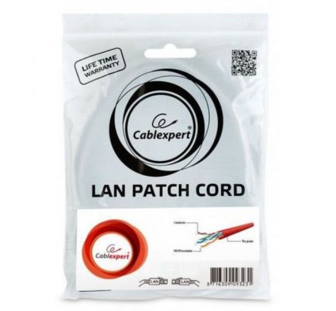 Cablexpert Патч-корд 3м UTP cat 6 CCA red Cablexpert (PP6U-3M/R)