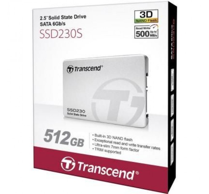 Transcend Накопичувач SSD 2.5" 512GB Transcend (TS512GSSD230S)