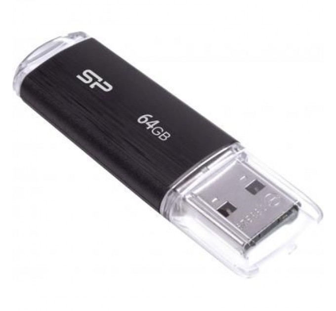 Silicon Power USB флеш накопичувач Silicon Power 64GB Ultima U02 Black USB 2.0 (SP064GBUF2U02V1K)