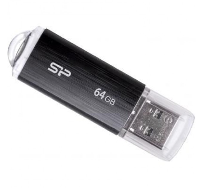 Silicon Power USB флеш накопичувач Silicon Power 64GB Ultima U02 Black USB 2.0 (SP064GBUF2U02V1K)
