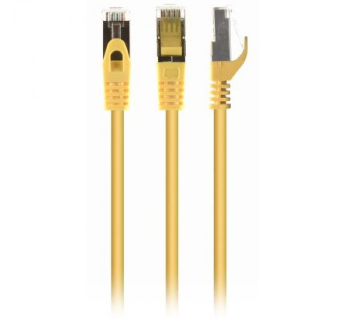 Cablexpert Патч-корд 1м S/FTP Cat 6A CU LSZH yellow Cablexpert (PP6A-LSZHCU-Y-1M)