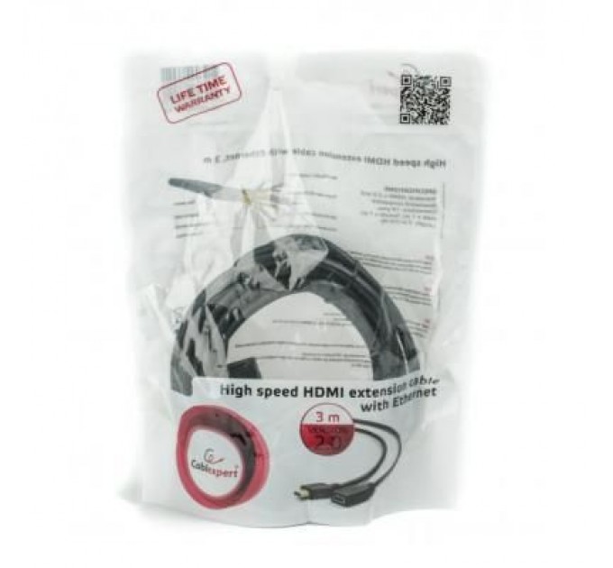 Cablexpert Кабель мультимедійний HDMI male to female 3.0m Cablexpert (CC-HDMI4X-10)