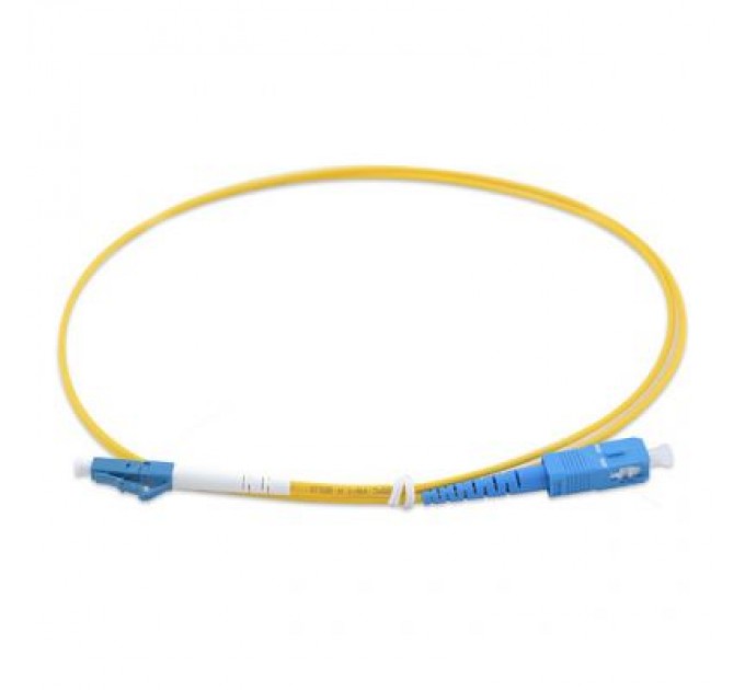 Eserver Оптичний патчкорд Eserver SC/UPC-LC/UPC SingleMode, Simplex, 3m (ES-SC-LC/UPC-3-SM-S)