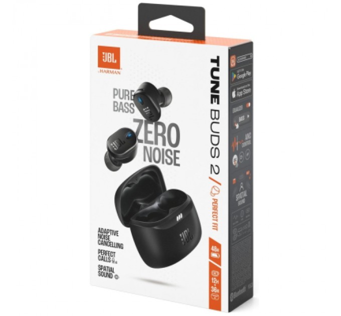 JBL Навушники JBL Tune Buds 2 Black (JBLTBUDS2BLK)