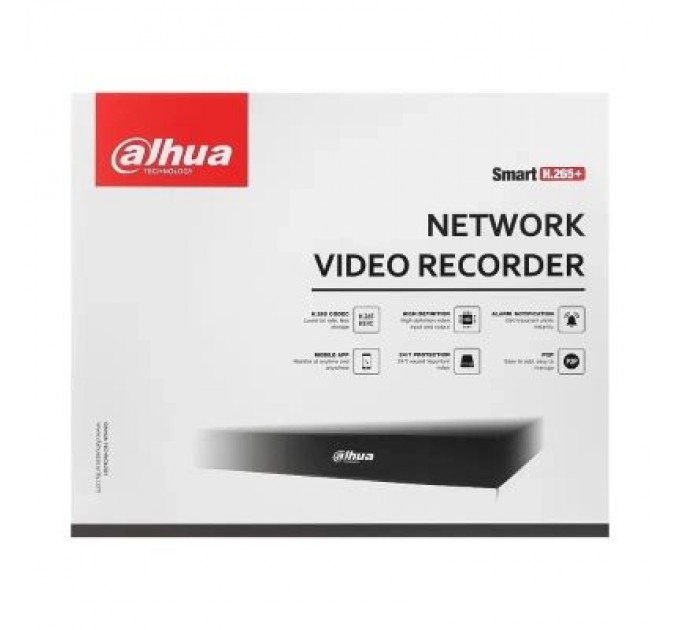 Dahua Реєстратор для відеоспостереження Dahua DHI-NVR1108HS-8P-S3/H