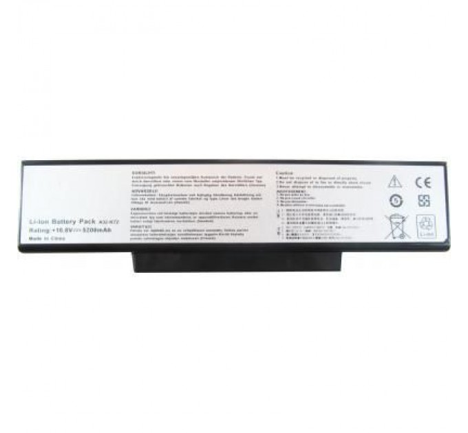 AlSoft Акумулятор до ноутбука AlSoft Asus A32-K72 5200mAh 6cell 11.1V Li-ion (A41440)