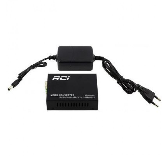 RCI Медіаконвертер RCI 1G, SFP slot, RJ45, standart size metal case (RCI300S-GL)