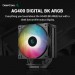 Deepcool Кулер до процесора Deepcool AG400 DIGITAL BK ARGB