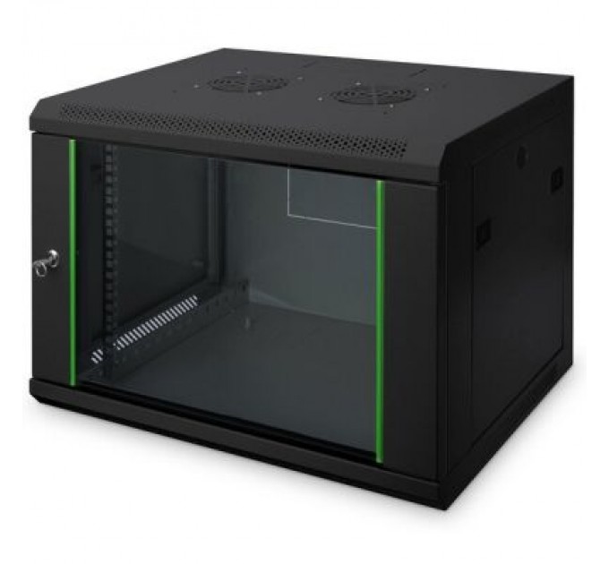 Digitus Шафа настінна Digitus Wall Mounting Dynamic Basic 7U 19" 600x450, RAL 9005 (DN-1907-U-EC-SW)