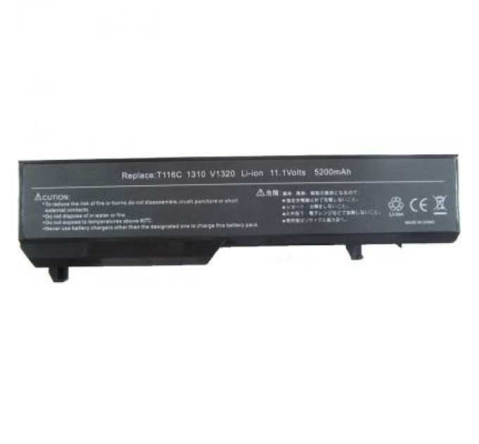 AlSoft Акумулятор до ноутбука AlSoft Dell Vostro 1310 T114C 5200mAh 6cell 11.1V Li-ion (A41299)