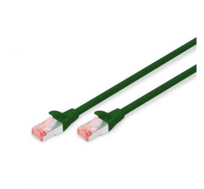 Digitus Патч-корд 0.5м, CAT 6 S-FTP, AWG 27/7, LSZH, green Digitus (DK-1644-005/G)