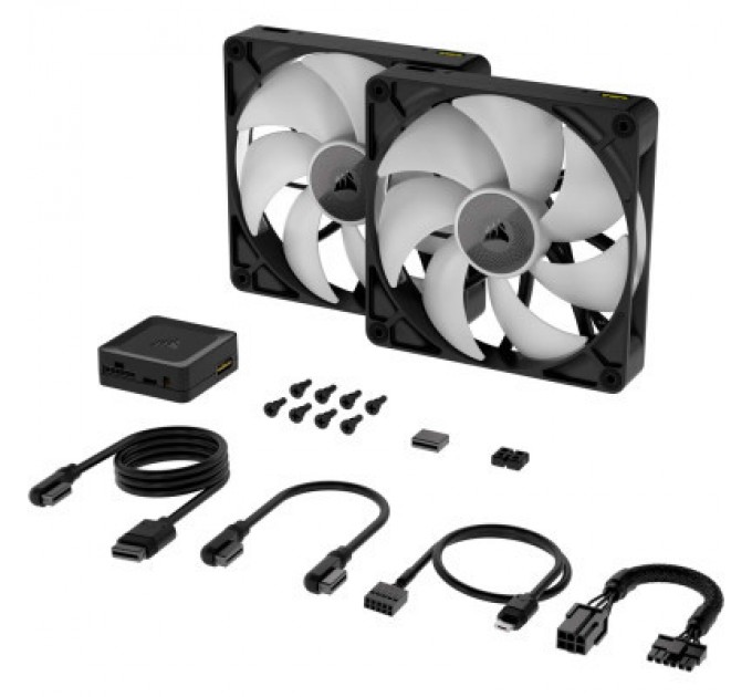 Corsair Кулер до корпусу Corsair iCUE Link RX140 RGB PWM Dual Pack (CO-9051020-WW)