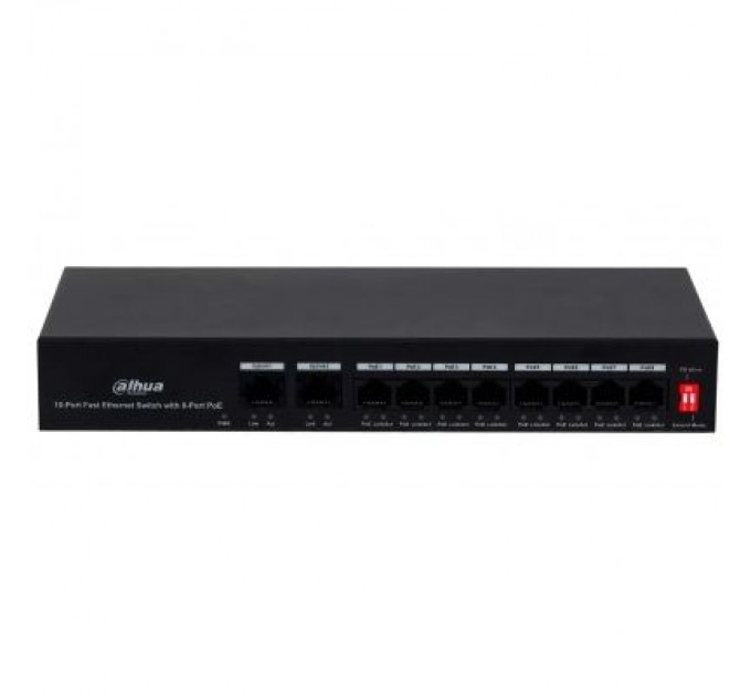 Dahua Комутатор мережевий Dahua DH-PFS3010-8ET-65