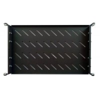 Полка 19" Hypernet 1U глиб. 300мм, в шкафи глибиною 450мм, колір чорний (U-FS-45-Black)