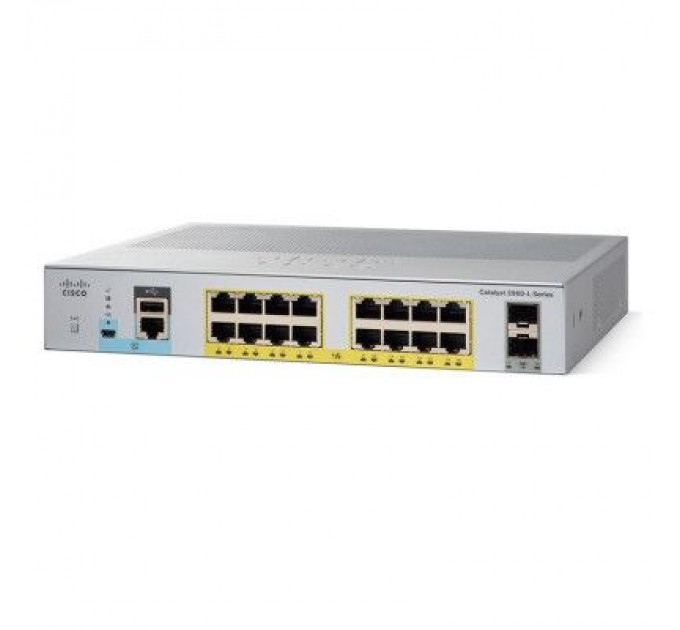 Cisco Комутатор мережевий Cisco C1000-16T-2G-L