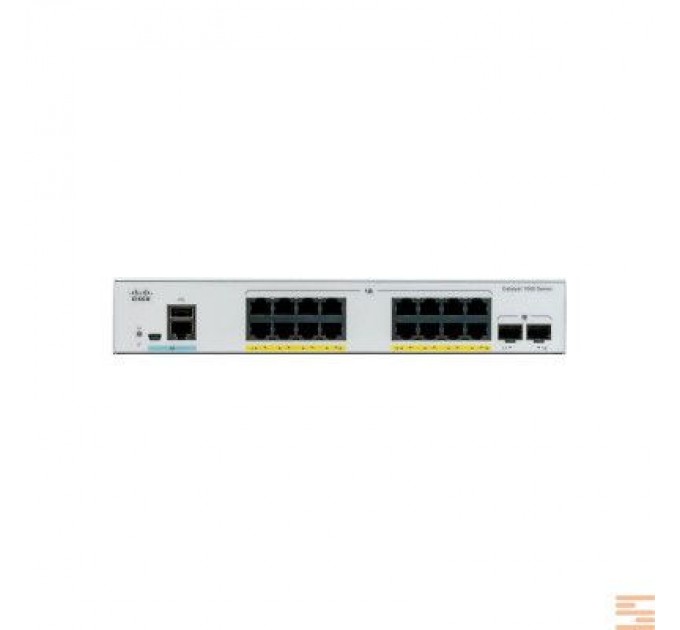 Cisco Комутатор мережевий Cisco C1000-16T-2G-L
