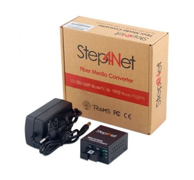 Step4Net Медіаконвертер MCm-Q-0,1-1SM-1550nm-20 Step4Net