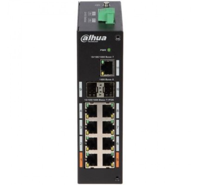 Dahua Комутатор мережевий Dahua DH-PFS3211-8GT-120