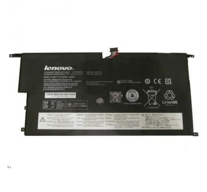 Lenovo Акумулятор до ноутбука Lenovo Lenovo ThinkPad X1 Carbon 45N1702 3040mAh (45Wh) 4cell 14.8V (A41899)