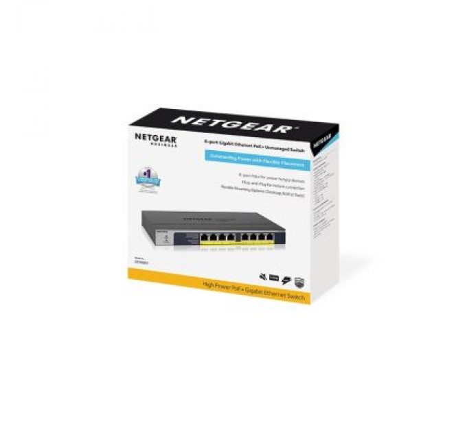 Netgear Комутатор мережевий Netgear GS108PP-100EUS