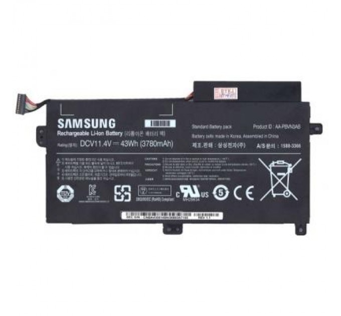 Samsung Акумулятор до ноутбука Samsung 470R5 AA-PBVN3AB 43Wh (3780mAh) 3cell 11.4V Li-ion (A47016)