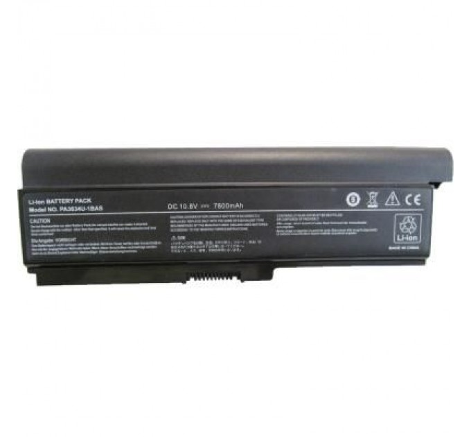 AlSoft Акумулятор до ноутбука AlSoft Toshiba PA3636U 7800mAh 9cell 10.8V Li-ion (A41221)