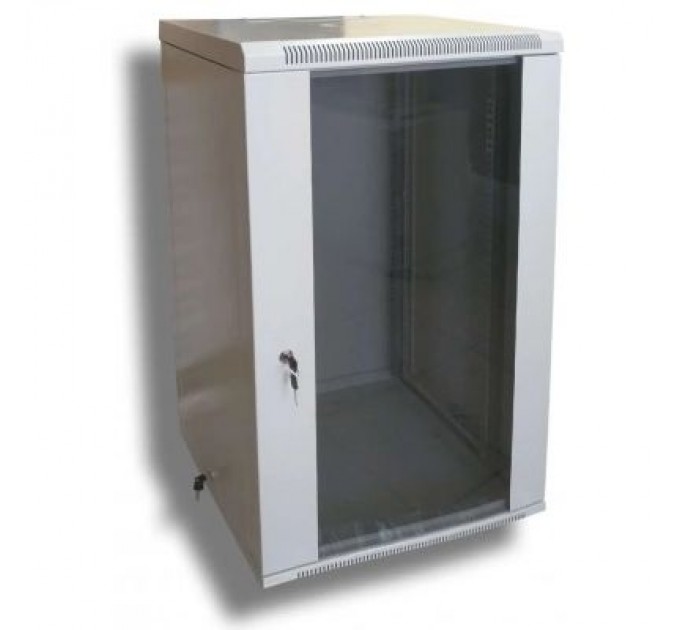 Hypernet Шафа настінна Hypernet 18U 19" 600x450 (WMNC-18U-FLAT-AC)