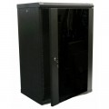 Hypernet Шафа настінна Hypernet 18U 19" 600x450 (WMNC-18U-FLAT-AC-BLACK)