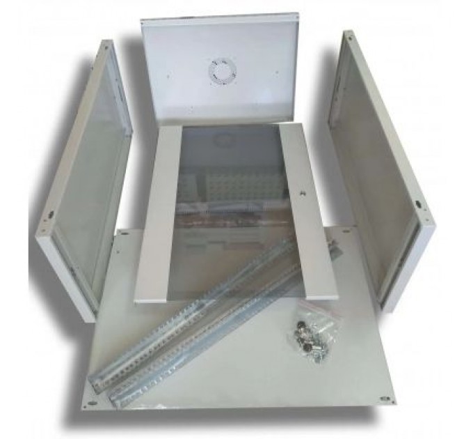 Hypernet Шафа настінна Hypernet 18U 19" 600x600 (WMNC66-18U-FLAT-AC)